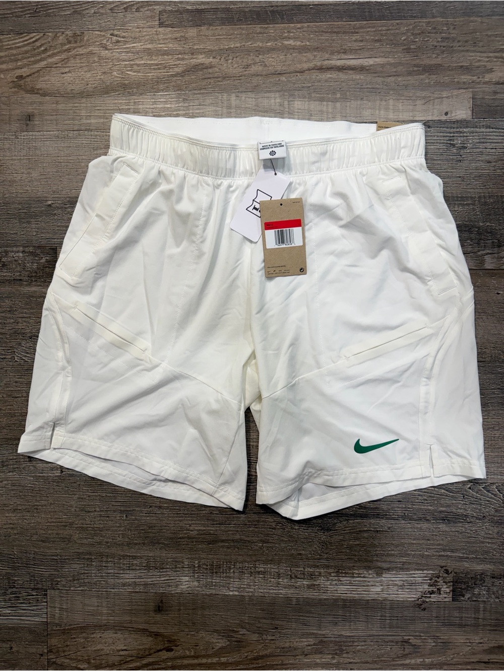 Nike Court Dri-FIT Advantage 9" White Tennis Shorts FD5330-101
